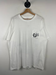 Vintage 90s Capitan Dicks Fishing White Pocket Tee