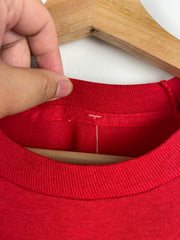 Vintage 80s United States Marine Corps Bulldog Red Tee