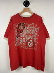Vintage 90s Ohio State University Buckeyes Red Tee