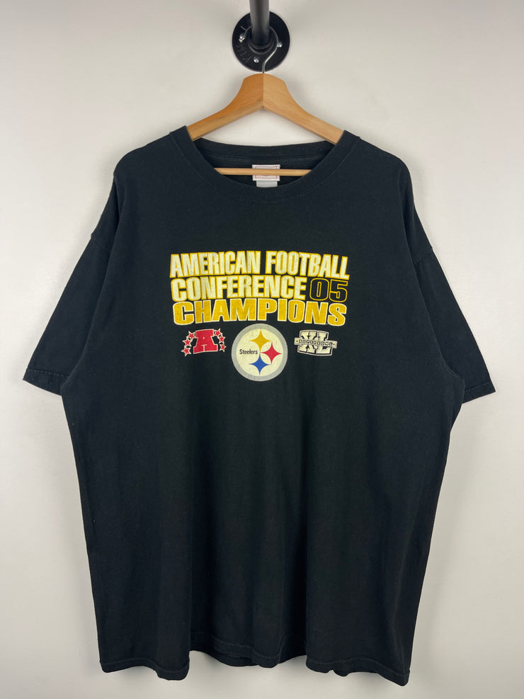 Vintage NFL Pittsburgh Steelers Champions Black Tee
