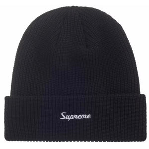 Supreme FW26 Loose Gauge Black Beanie