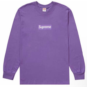 Supreme FW20 Box Logo Purple Long Sleeve