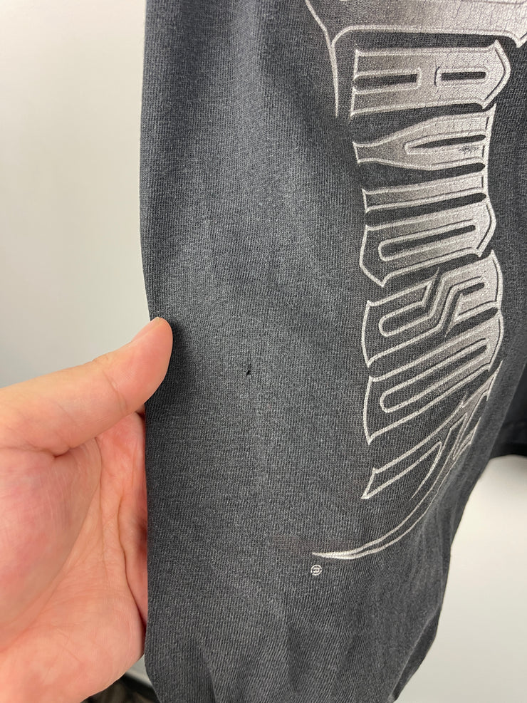 Vintage Harley Davidson Skull Ohio Black Long Sleeve