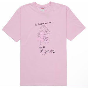 Supreme FW26 Paris Hilton Light Pink Tee