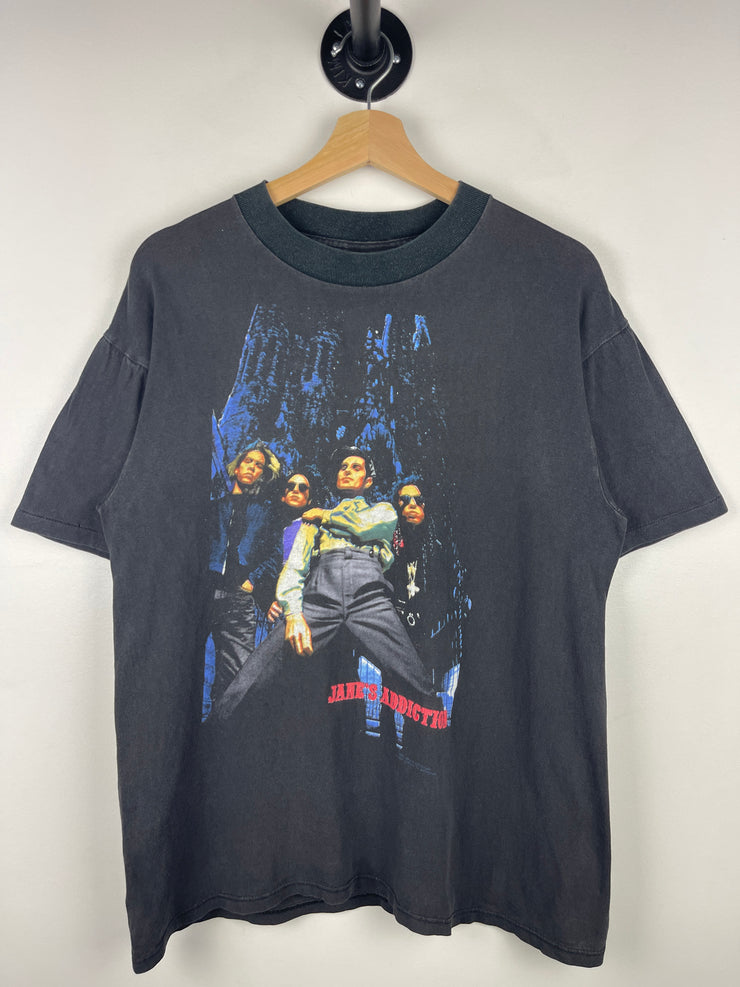 Vintage 90s Brockum Janes Addiction Ritual De Lo Habitual Tour Black Tee
