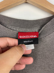 Vintage 90s Quiksilver Boarding Company Grey Long Sleeve