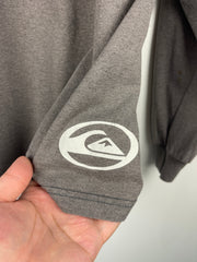 Vintage 90s Quiksilver Boarding Company Grey Long Sleeve