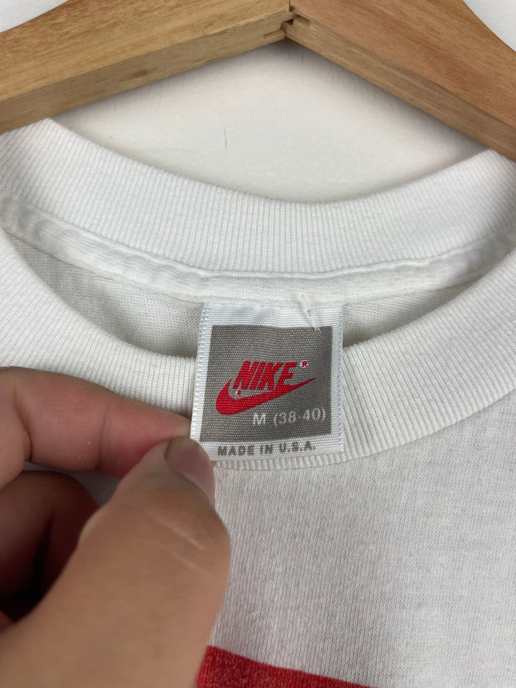 Vintage 80s Nike Just Say No To Drugs White Tee