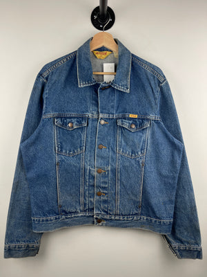 Vintage 80s Rustler Faded Blue Denim Jacket