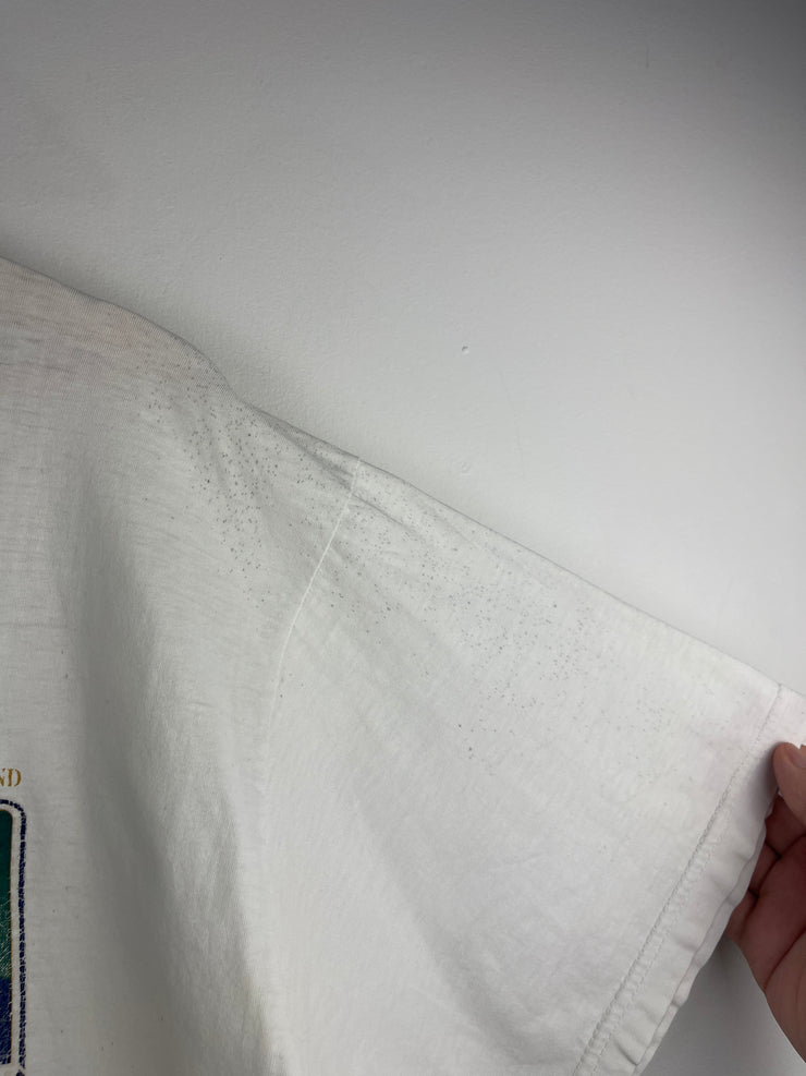 Vintage 90s New York City Skyline White Tee