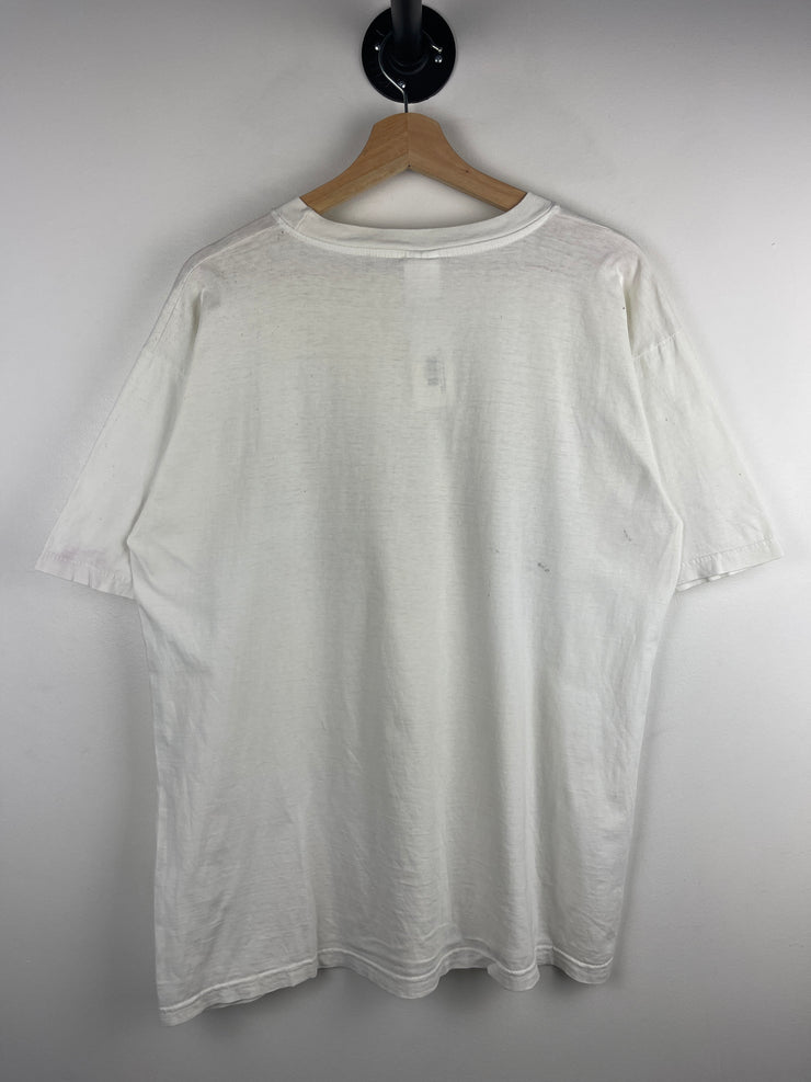 Vintage 90s New York City Skyline White Tee