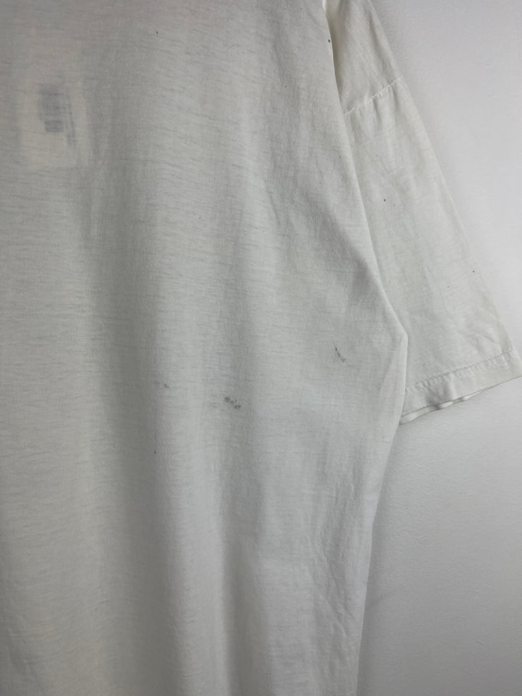 Vintage 90s New York City Skyline White Tee
