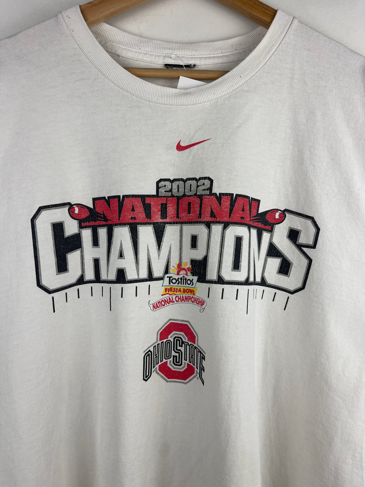 Vintage Nike Ohio State Fiesta Bowl Champions White Tee