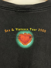 Vintage 2000 Stone Temple Pilots Sex & Violence Tour Black Tee