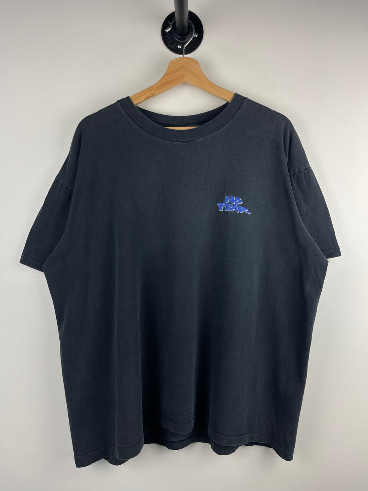 Vintage 90s No Fear Football Black Tee