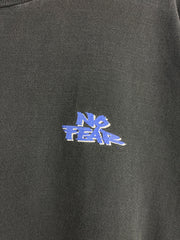 Vintage 90s No Fear Football Black Tee
