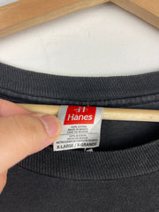 Vintage 90s Hanes Blank Black Pocket Tee