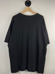 Vintage 90s Hanes Blank Black Pocket Tee