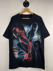 Vintage 2007 Spiderman 3 Movie Promo Black Tee