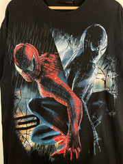 Vintage 2007 Spiderman 3 Movie Promo Black Tee