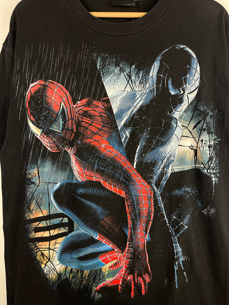 Vintage 2007 Spiderman 3 Movie Promo Black Tee