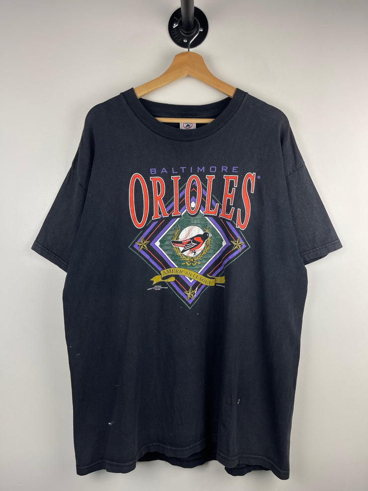 Vintage 90s MLB Baltimore Orioles Black Tee