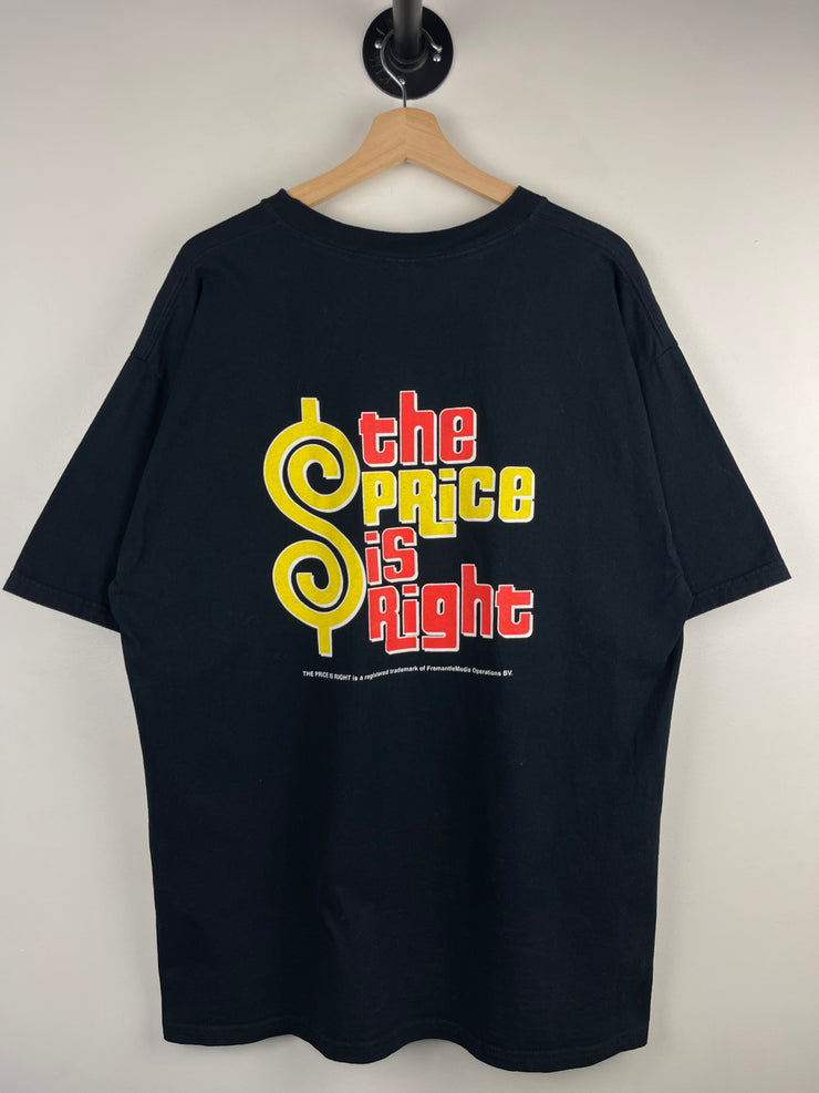 Vintage The Price Is Right Game Show Promo Black Tee