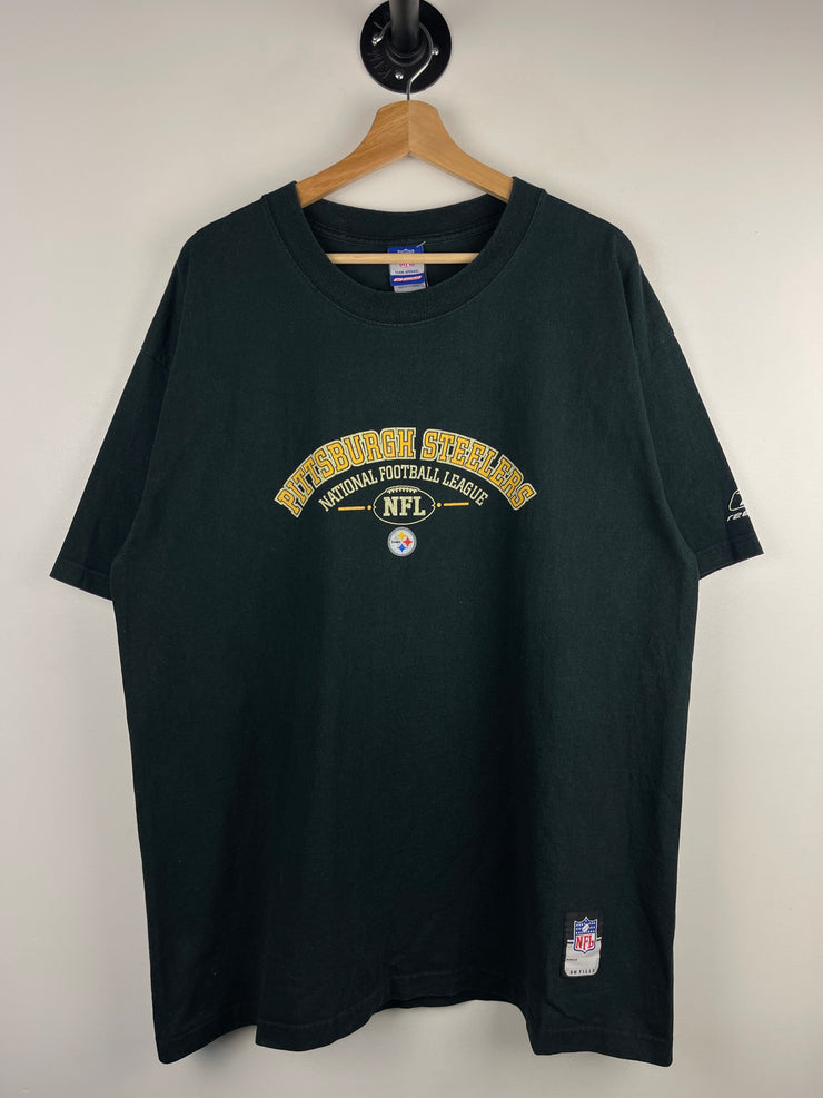Vintage NFL Reebok Pittsburgh Steelers Black Tee