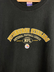 Vintage NFL Reebok Pittsburgh Steelers Black Tee