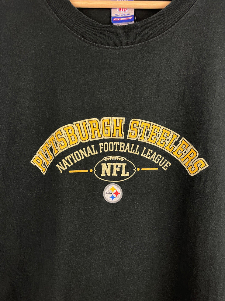 Vintage NFL Reebok Pittsburgh Steelers Black Tee