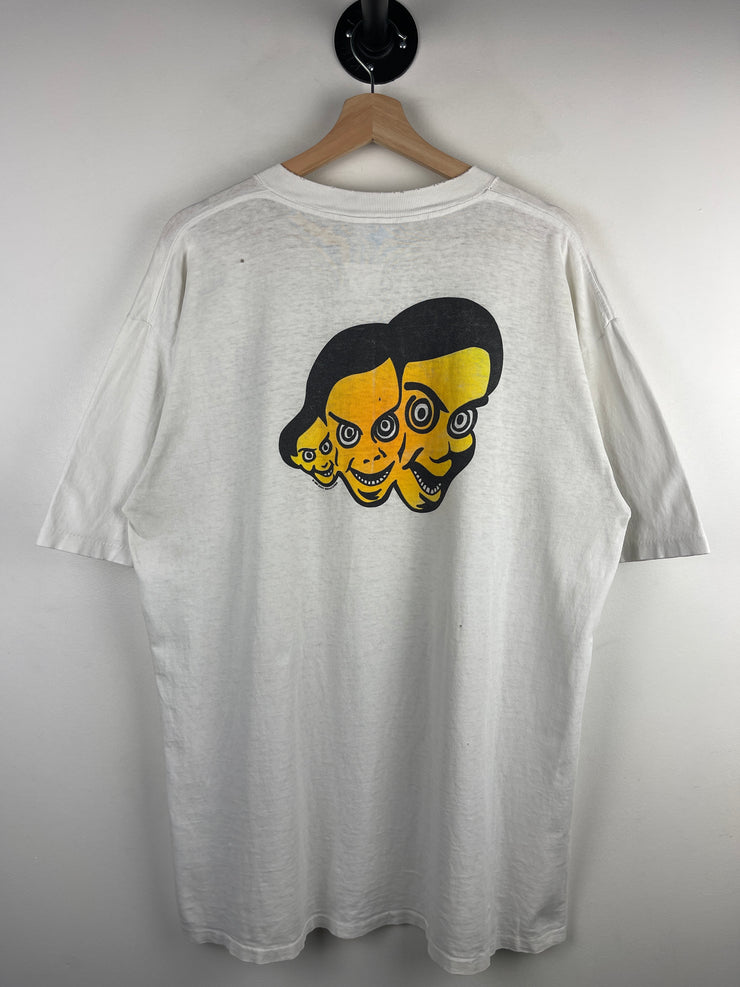 Vintage 90s All Sport Our Lady Peace Clumsy White Tee