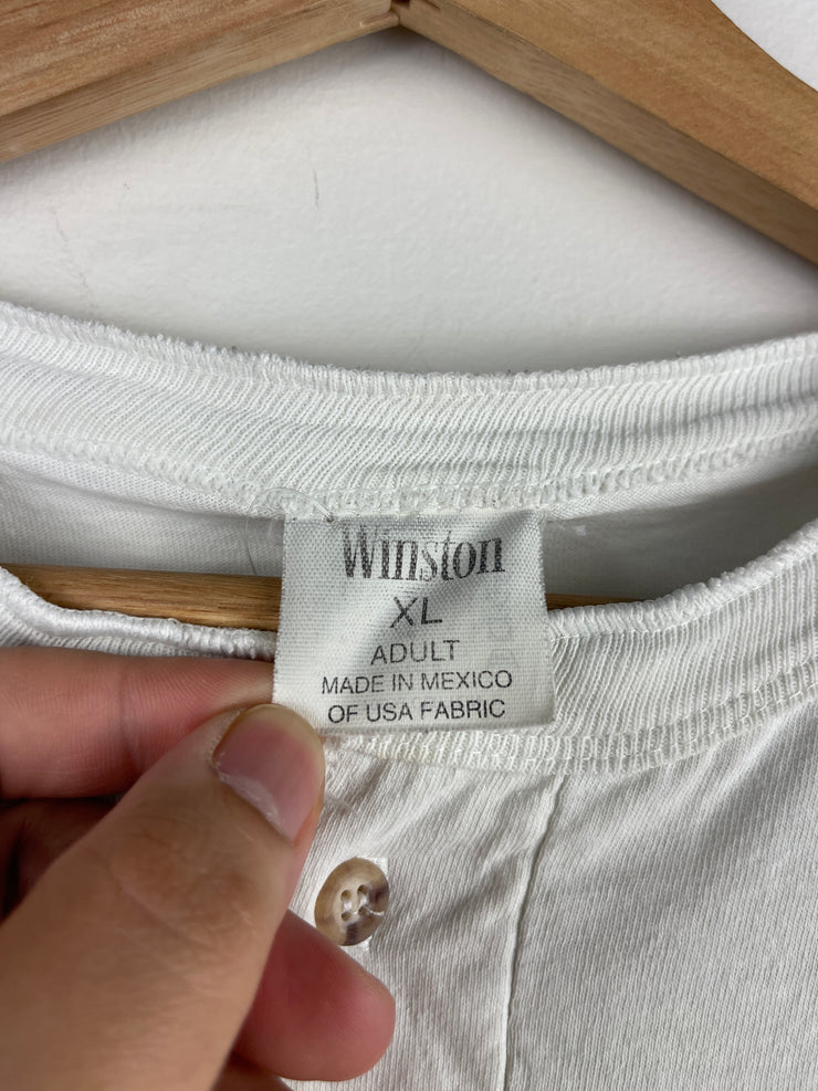 Vintage 90s Winston Butt Naked No Bull White Tee