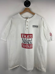 Vintage 90s Winston Butt Naked No Bull White Tee