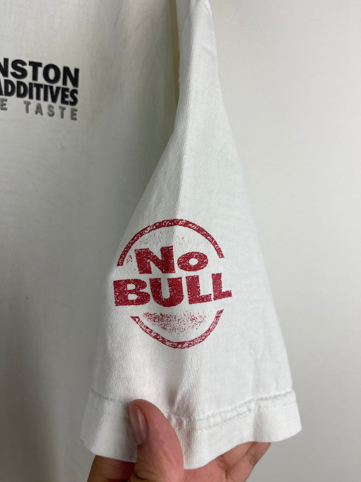 Vintage 90s Winston Butt Naked No Bull White Tee