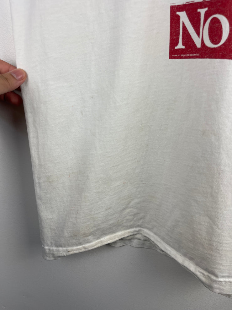 Vintage 90s Winston Butt Naked No Bull White Tee