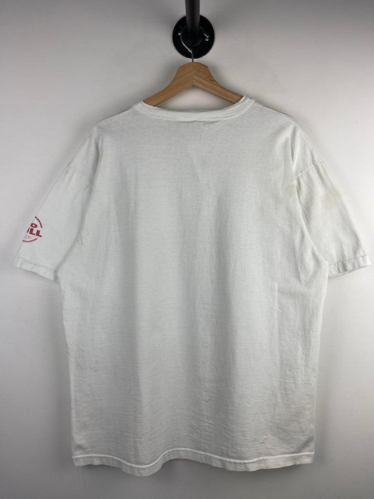 Vintage 90s Winston Butt Naked No Bull White Tee