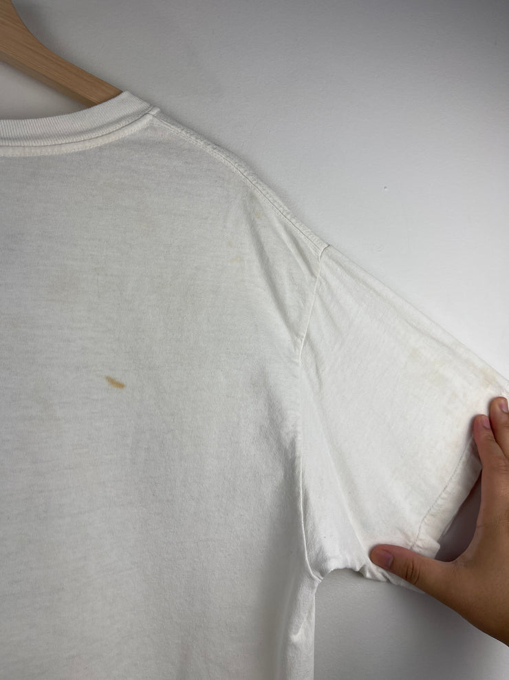 Vintage Herd Rock Calf Eh Cow White Tee