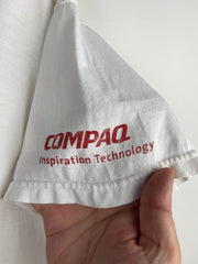 Vintage Compaq Computers We Were There Promo White Tee