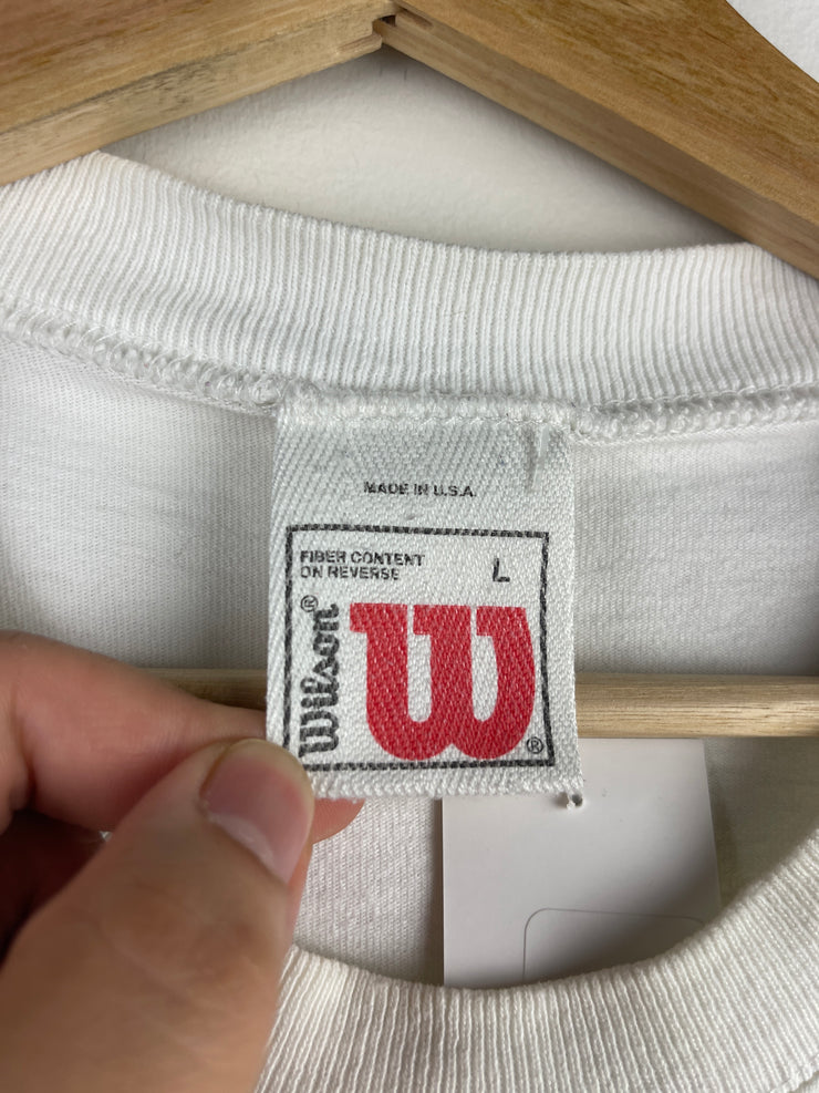 Vintage 90s Wilson Property Of White Tank Top