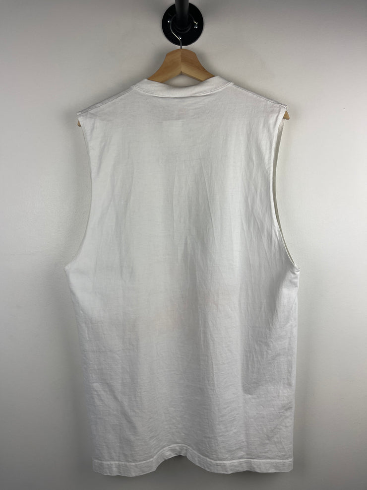Vintage 90s Wilson Property Of White Tank Top