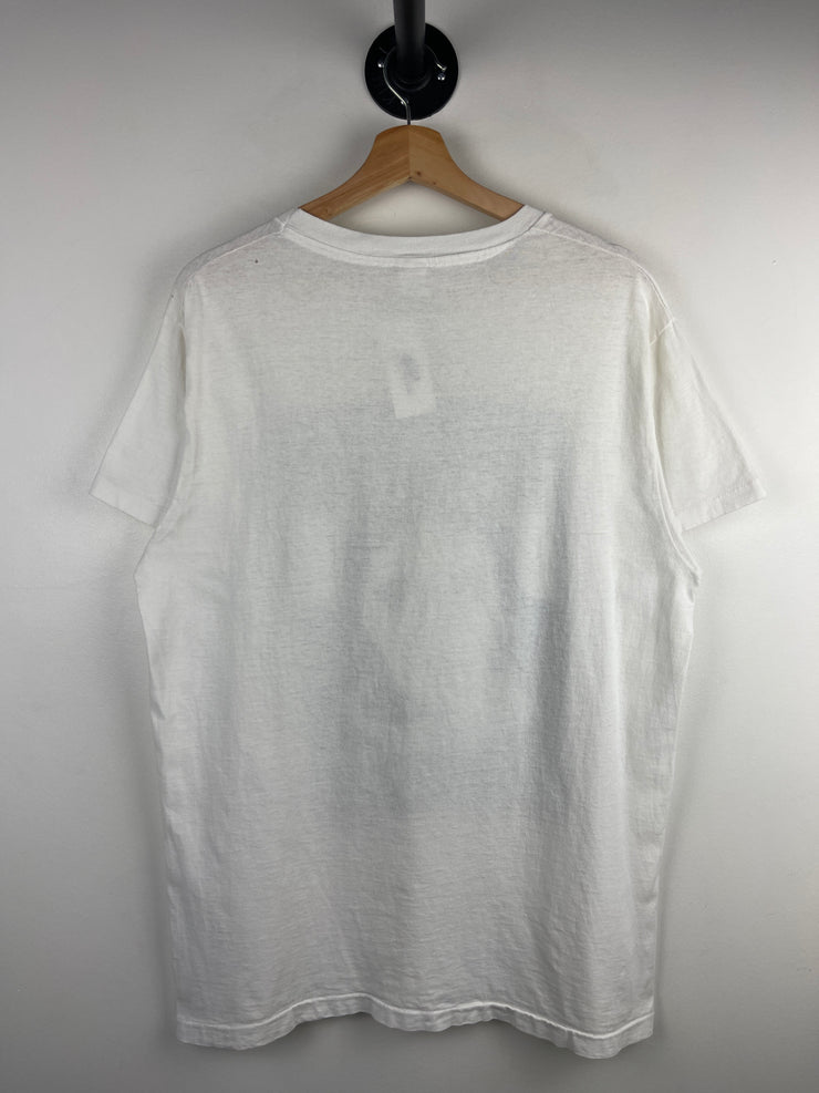 Vintage 80s Alexander Rodchenko Russian Artist White Tee