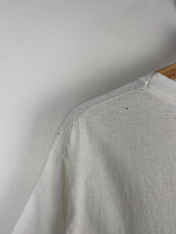 Vintage 80s Alexander Rodchenko Russian Artist White Tee