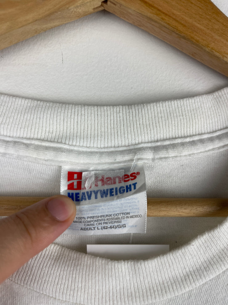 Vintage 90s Nascar Mark Martin Viagra White Tee