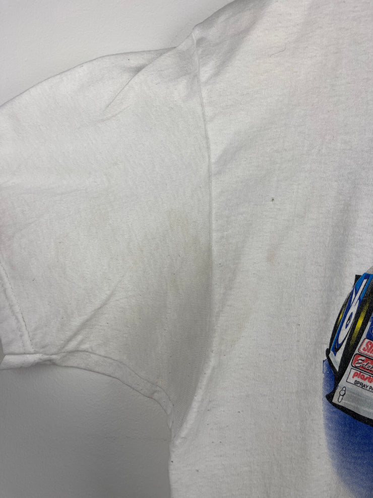 Vintage 90s Nascar Mark Martin Viagra White Tee