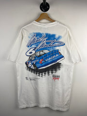 Vintage 90s Nascar Mark Martin Viagra White Tee
