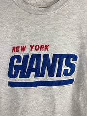 Vintage 90s NFL Nutmeg New York Giants Embroidered Grey Long Sleeve