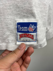 Vintage 90s NFL Nutmeg New York Giants Embroidered Grey Long Sleeve