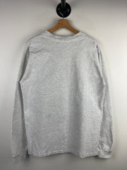 Vintage 90s NFL Nutmeg New York Giants Embroidered Grey Long Sleeve