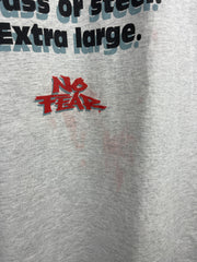 Vintage 90s No Fear Balls Grey Tee