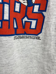 Vintage 90s NHL New York Islanders Looney Tunes Grey Tee